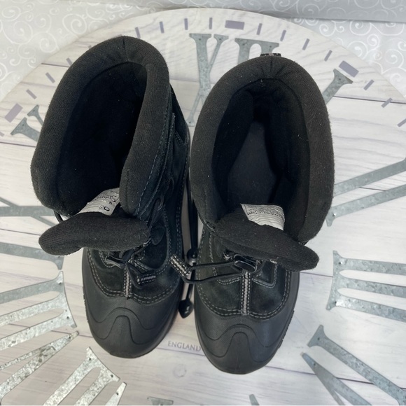 Columbia Bugaboot Snow Boots Weatherproof Size 7 Youth Boys Girls Kids Black - Picture 3 of 13